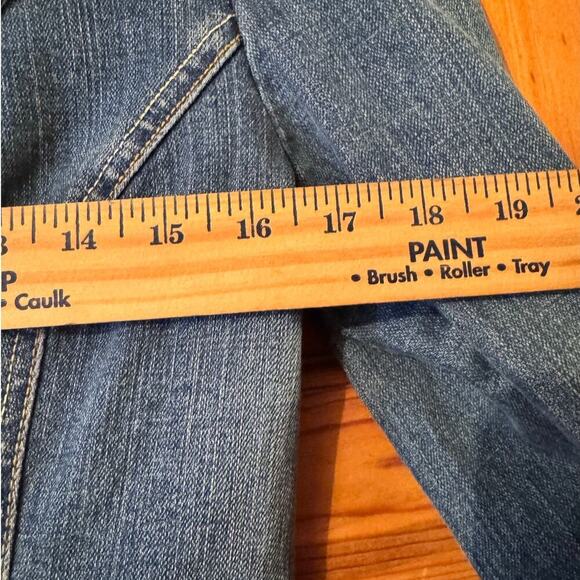 DKNY Jeans Embroidered Demin Vintage Jacket 14 Cotton Blend Boho western - Picture 5 of 7